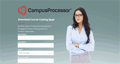 Desktop Screenshot of mortgageprocessortraining.org